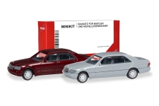 Herpa 012751-004 - H0 - Mercedes-Benz S-Kl W140 (2 Stück) - Bausatz